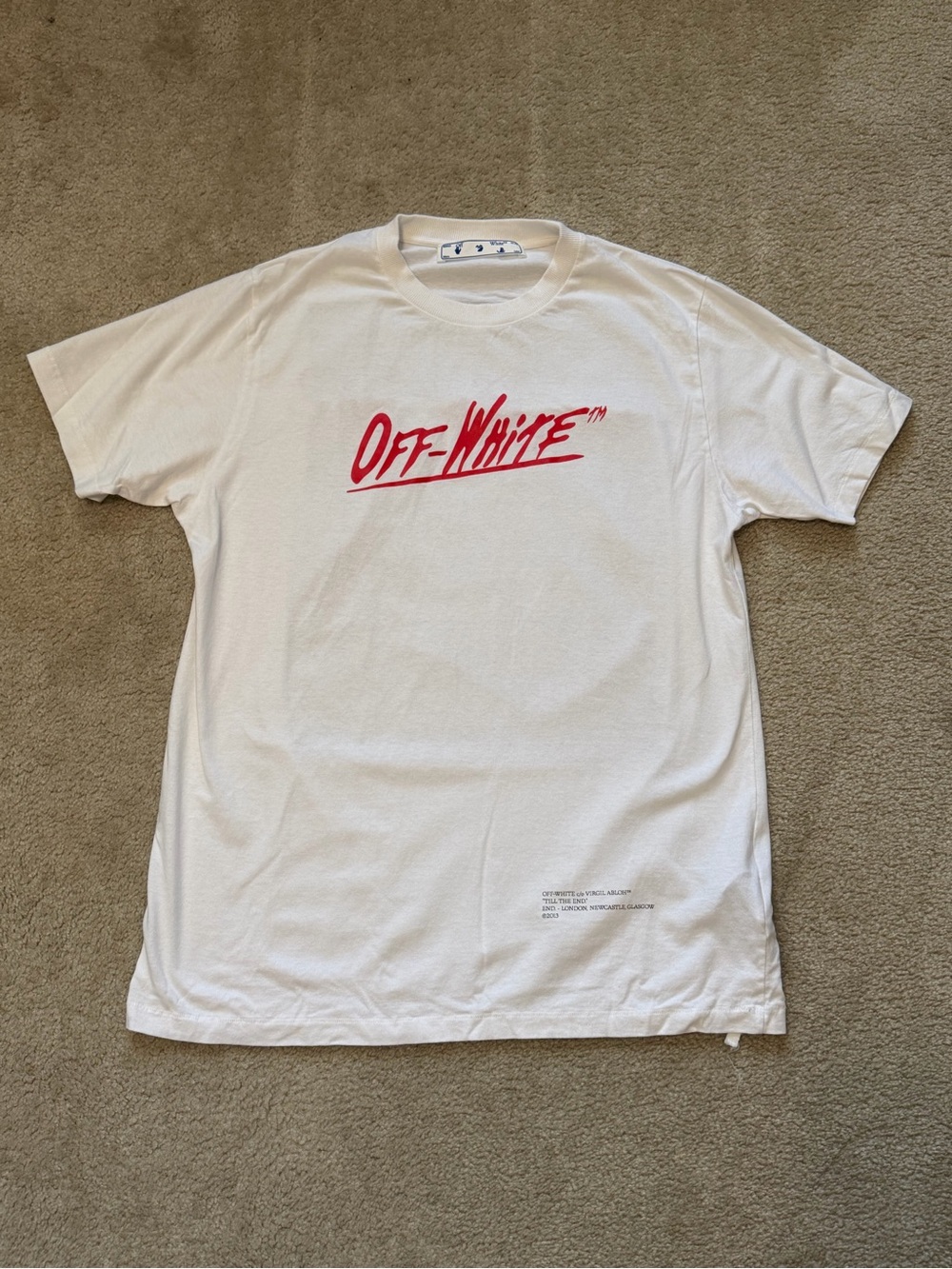END. X Off-White “Till The End” T-Shirt
